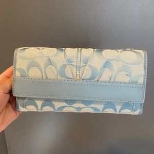 Baby Blue Coach Wallet